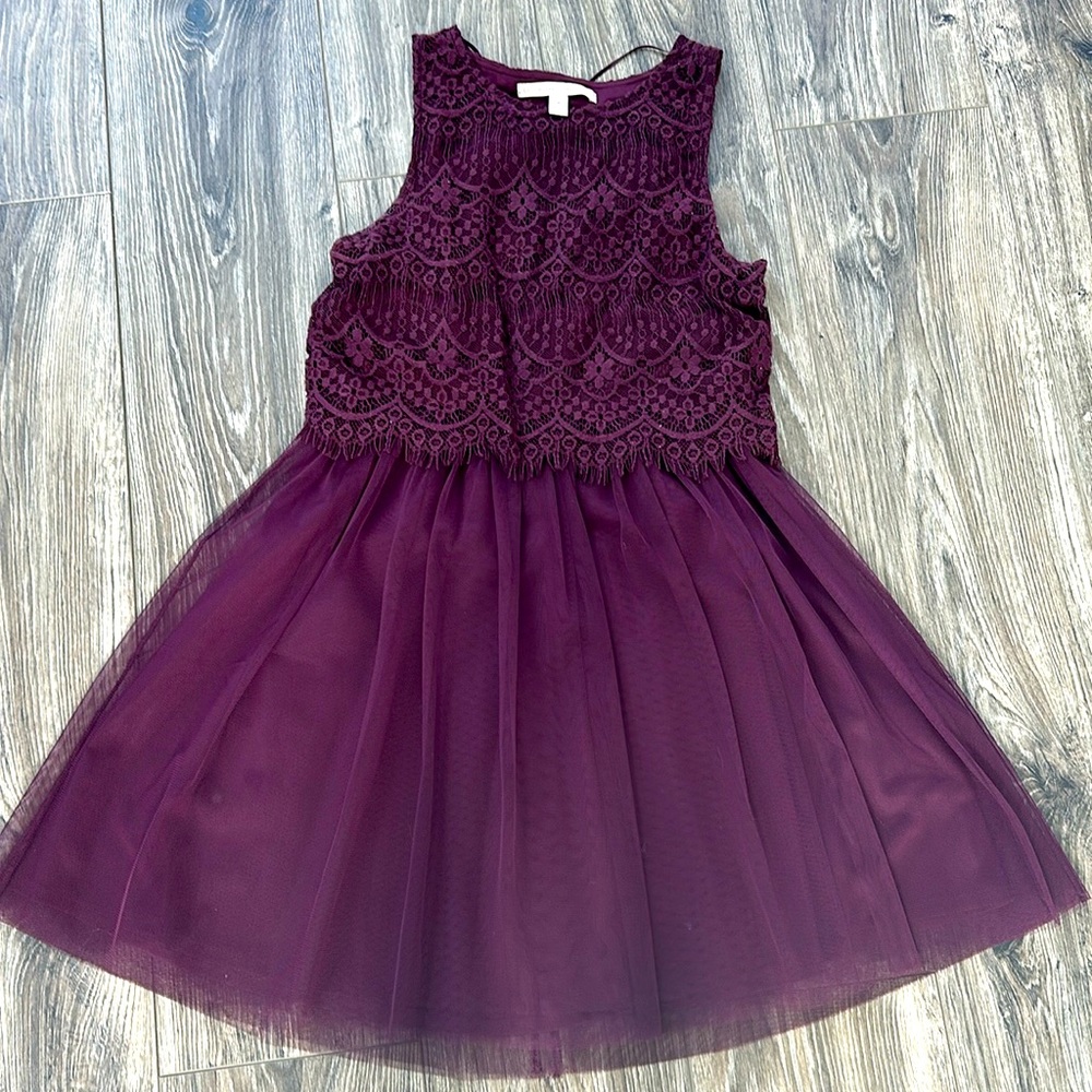 LC Lauren Conrad Tulle and Lace Dress